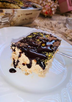 صورة لوصفة كيكه نسكافيه باردة