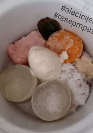 Foto resep Bubur Saring: eggtofu yampung butternut wortel