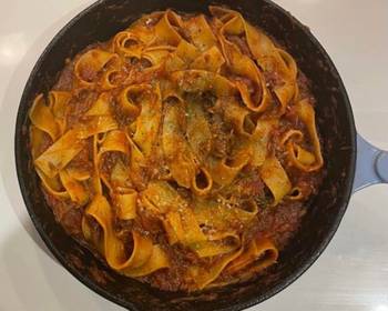 Without Fail Cooking Recipe Pappardelle with slow cooked Beef Ragu Delicious Nutritious