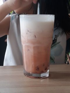 Hình của món Trà sữa Machiato vị dâu❤❤❤.