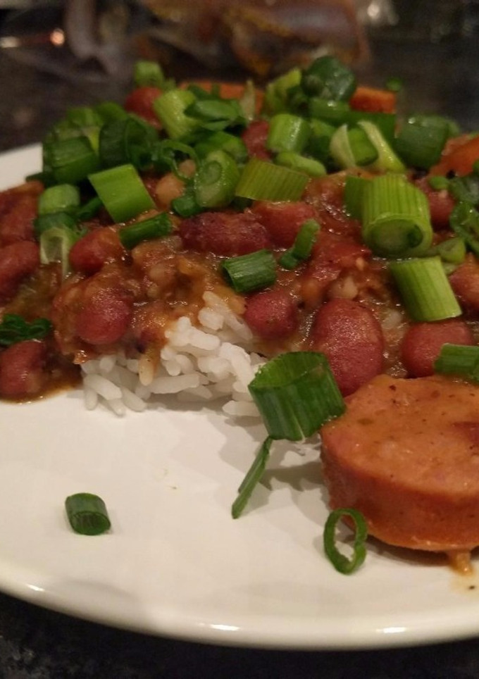 A picture of Red Beans and Rice.