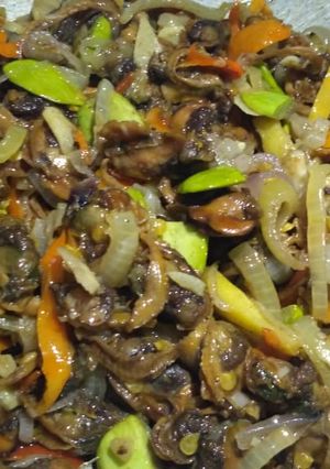 Foto resep Tumis Kerang Petai