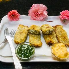 A picture of Coconut Cheese Bread Pockets.