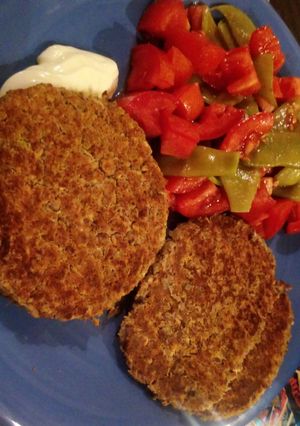 Una foto de Hamburguesas de lentejas