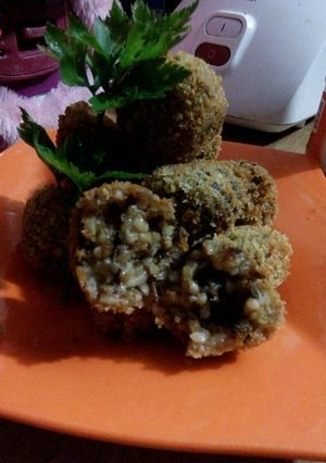 Foto resep Bola Bola Gurih Nasi POLRI
