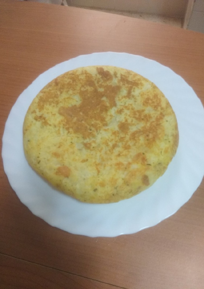 Una foto de Tortillón de papas cocidas