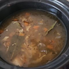 A picture of Chicken soup.