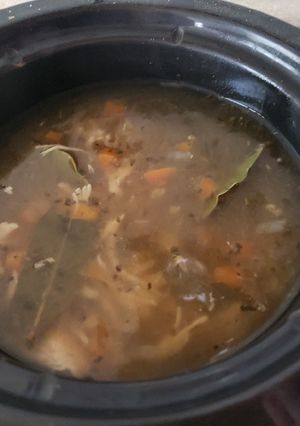 A picture of Chicken soup.
