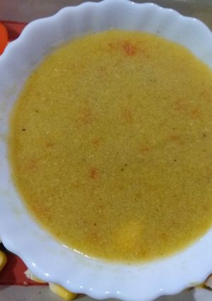 A picture of Sweetcorn soup.