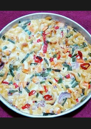 A picture of Macaroni Frittata.
