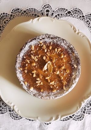 Foto di Tofu cake con patate dolci e burro di arachidi