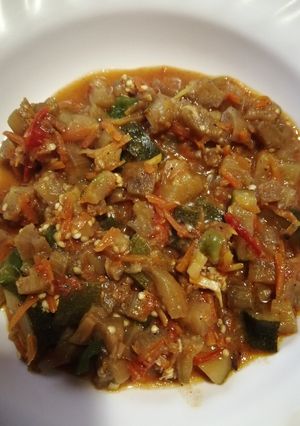 A picture of Eggplant stew.