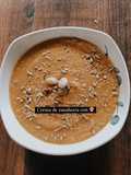 Crema de zanahoria 🥕 con champiñones 🍄 y nueces 🥜