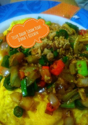 Foto resep Telur Dadar Siram Pedas