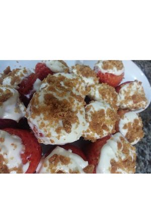 صورة لوصفة فراولة محشية 🍓