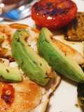 สเต็กอกไก่ อโวคาโด้ แยมมิ้นท์ (Chicken steak avocado Mint jelly)