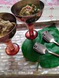 Date and cashew nuts rabdi with paan patta flavour Mousse