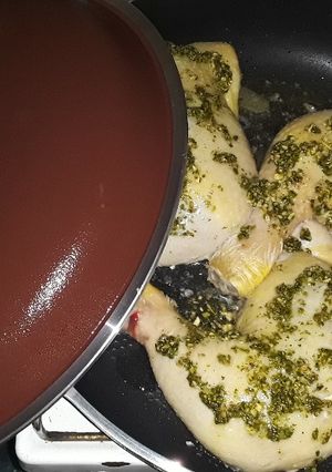 Una foto de Pollo a la provenzal
