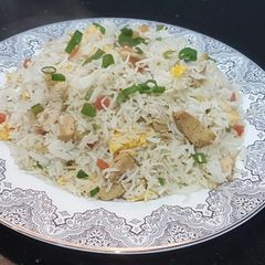 Chicken fried rice A picture of Chicken fried rice.