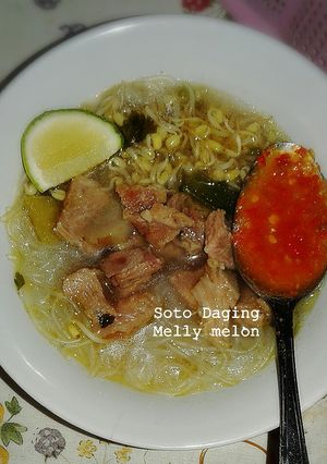 Foto resep Soto Daging Sapi ala Melly melon... 🐮🐴