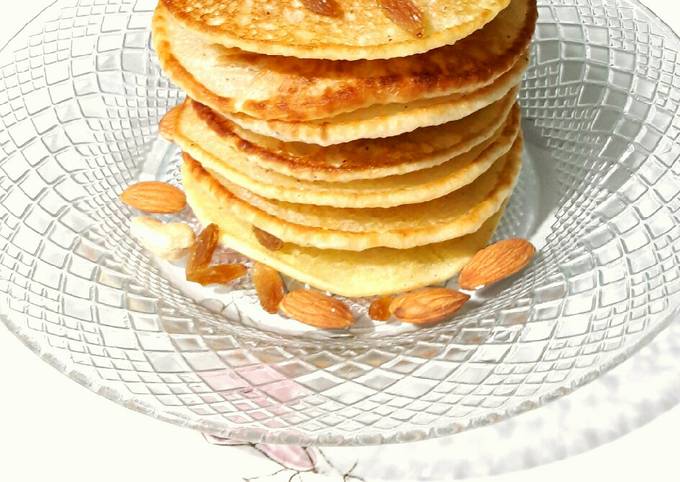 Dry fruit tutti fruity pancakes Recipe
