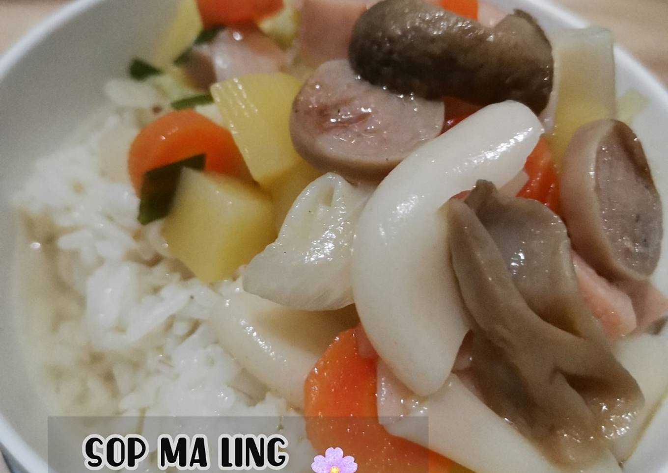 Sop Ma Ling Sayuran