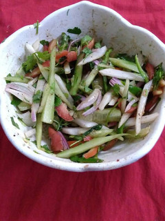 A picture of Cucumber salad.