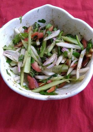 A picture of Cucumber salad.