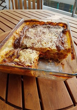 Une photo de Lasagne bolognaise