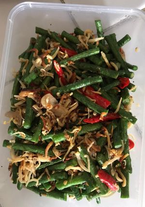 Foto resep Tumis kacang panjang teri medan