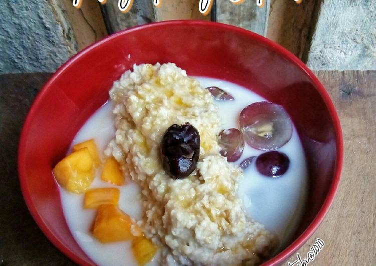 Resep 🌸Mango Honey Oatmeal (Eating Clean Ala Anggi Lestiara) yang Enak Banget