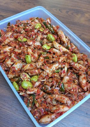 Foto resep Sambal Cumi Kecombrang Pete
