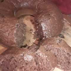 Una foto de Budín de chocolate con nuez