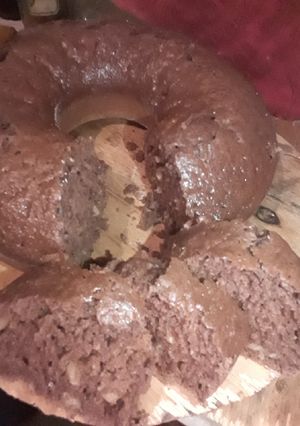 Una foto de Budín de chocolate con nuez