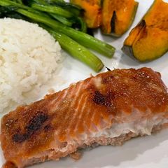A picture of Quick and Easy Miso-Glazed Salmon.