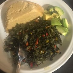 A picture of Alkaline - Kale and Dandelion Greens.