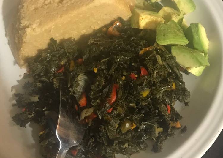 Recipe of Homemade Alkaline - Kale and Dandelion Greens