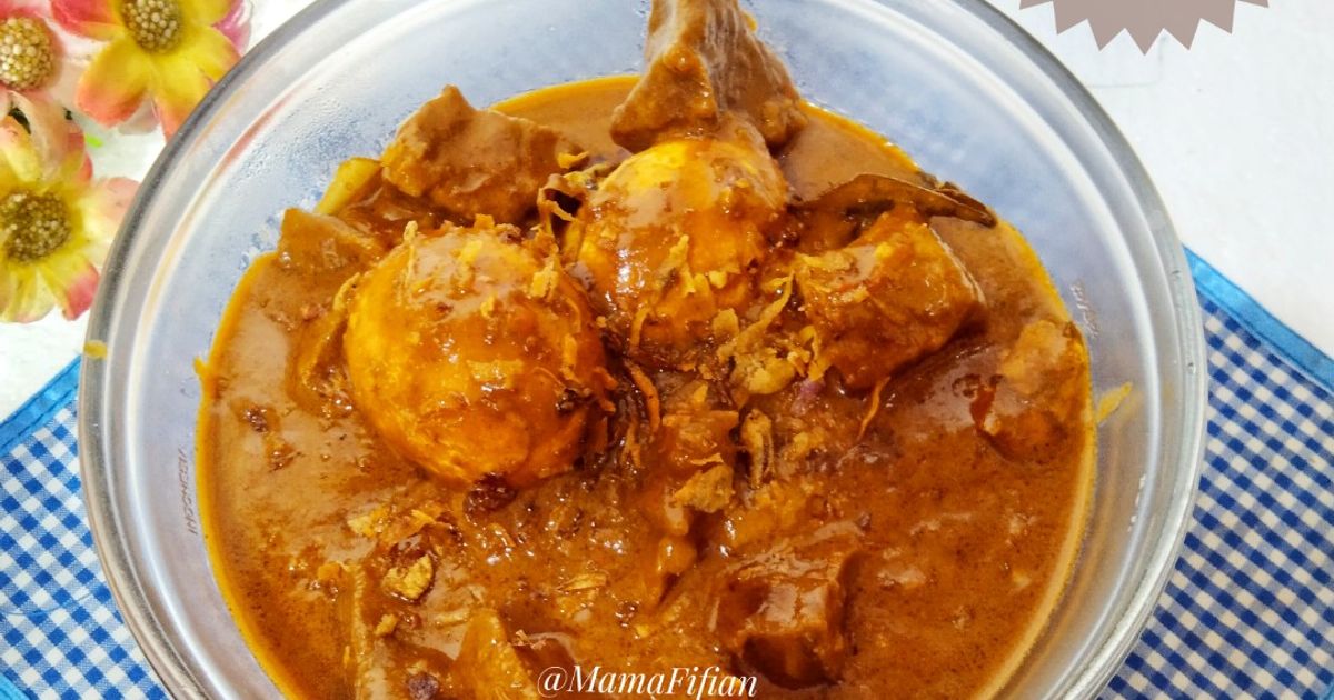 Rendang Daging & Telur