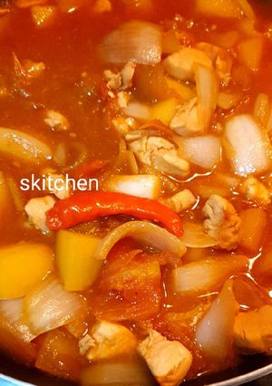 Foto resep Tomato Chicken Stew / Bistik Ayam Pedas