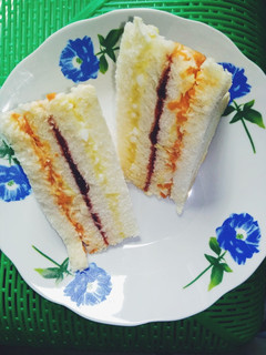 Foto resep Inkigayo sandwich [인기가요 샌드위치]