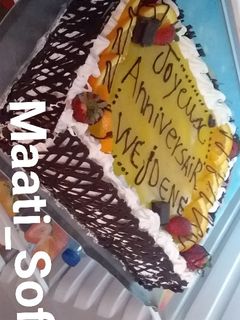 صورة لوصفة كيك عيد الميلاد 😍