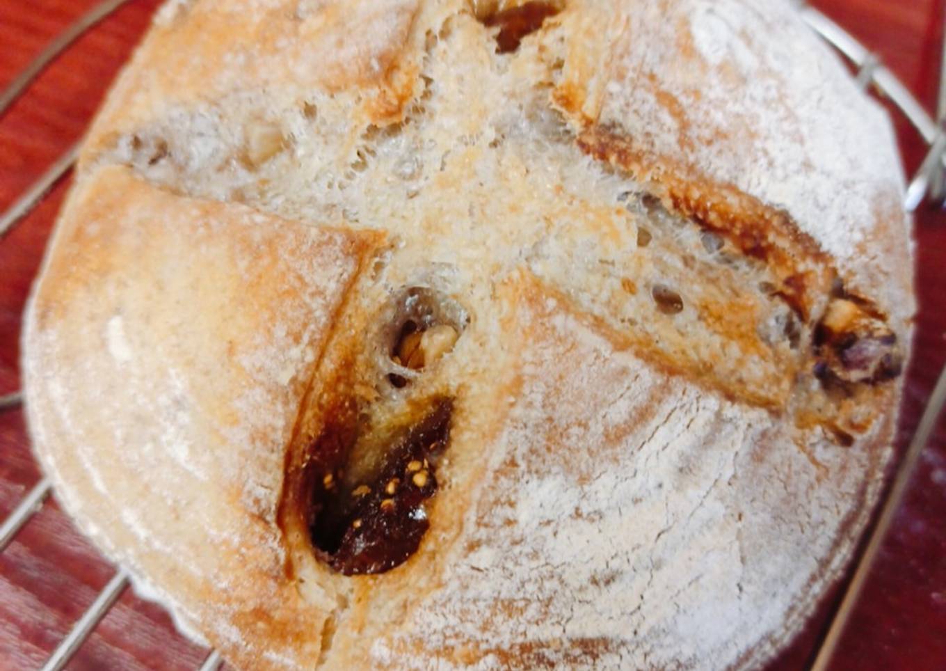 Easy Pain de Campagne (Country loaf)　No kneading