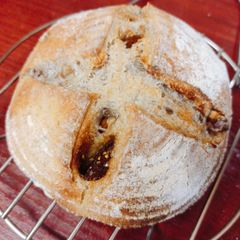 A picture of Easy Pain de Campagne (Country loaf)　No kneading.