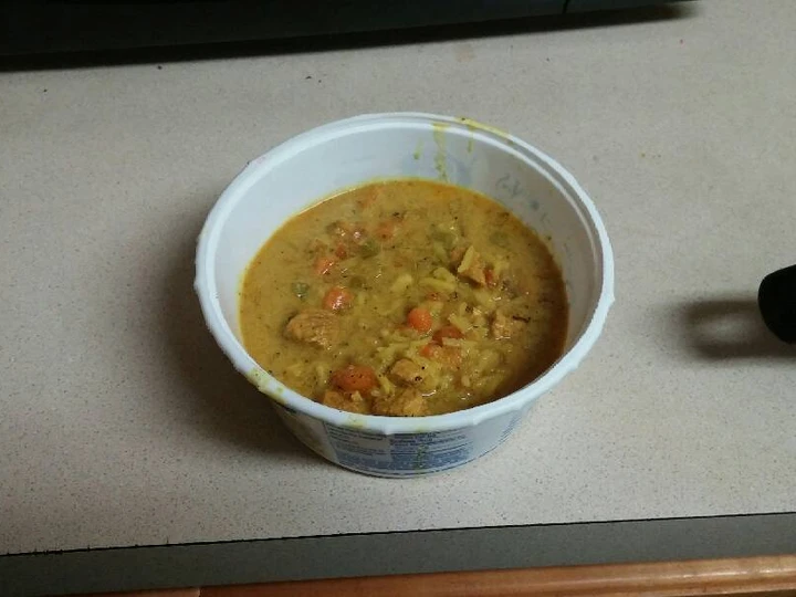 Easy Way Make Recipe Jamerican Curry Chicken &amp;amp; Rice Soup that is Delicious, So Delicious}