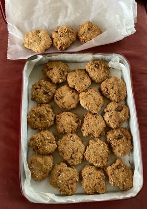 Una foto de Galletas de Avena y Nueces
