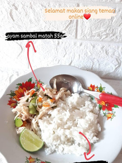 Foto resep Ayam sambal matah (diet)