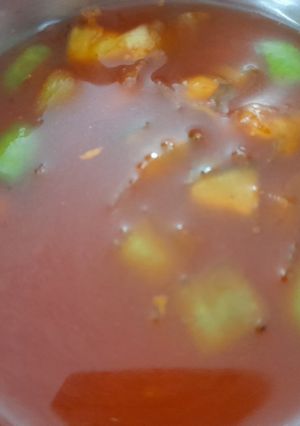 A picture of Veg soup.