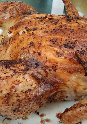 Una foto de Pollo asado especiado a los cítricos