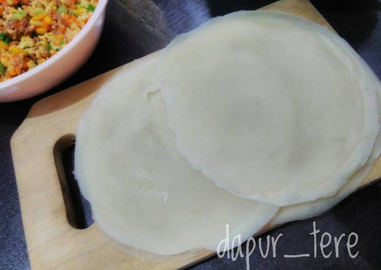 Kulit risol/dadar gulung eggless simple anti sobek