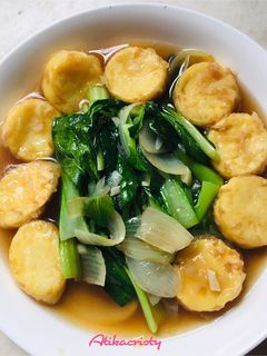 Foto resep Sapo tahu pokcoy